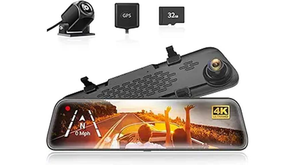 detailed review of wolfbox g840s 4k mirror dash cam